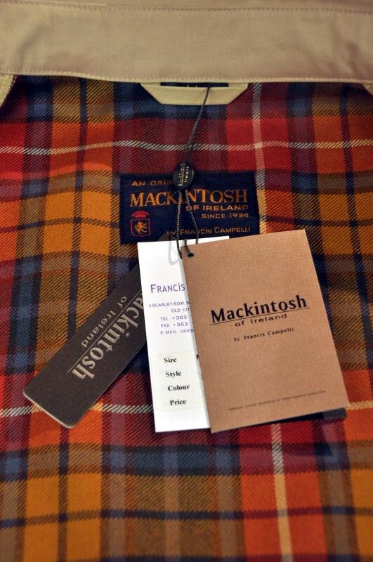 Mackintosh par Francis Campelli — Les Indispensables